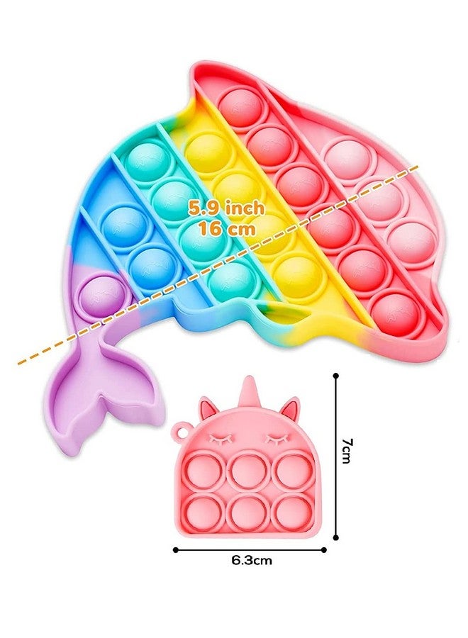 فنبلاست لعبة بوب إت فيدجيت 3 في 1 من فن بلاست، مصنوعة من السيليكون الحقيقي، لعبة بوب إت فيدجيت (متعددة الألوان) - Image 3