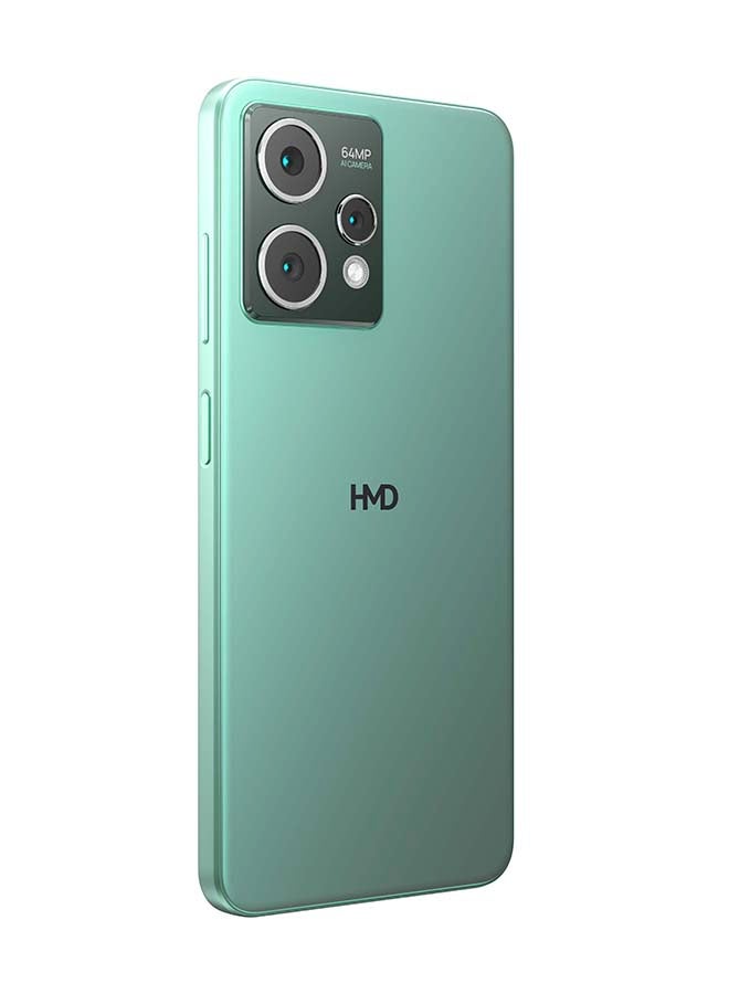 أتش أم دي كريست ماكس 5G ثنائي الشريحة أخضر مائي 8+8 جيجابايت رام 256 جيجابايت مع حقيبة USB + كاميرا تتبع وجه تلقائية 360 + بطاقة حماية من تلف الشاشة - نسخة الشرق الأوسط - Image 4