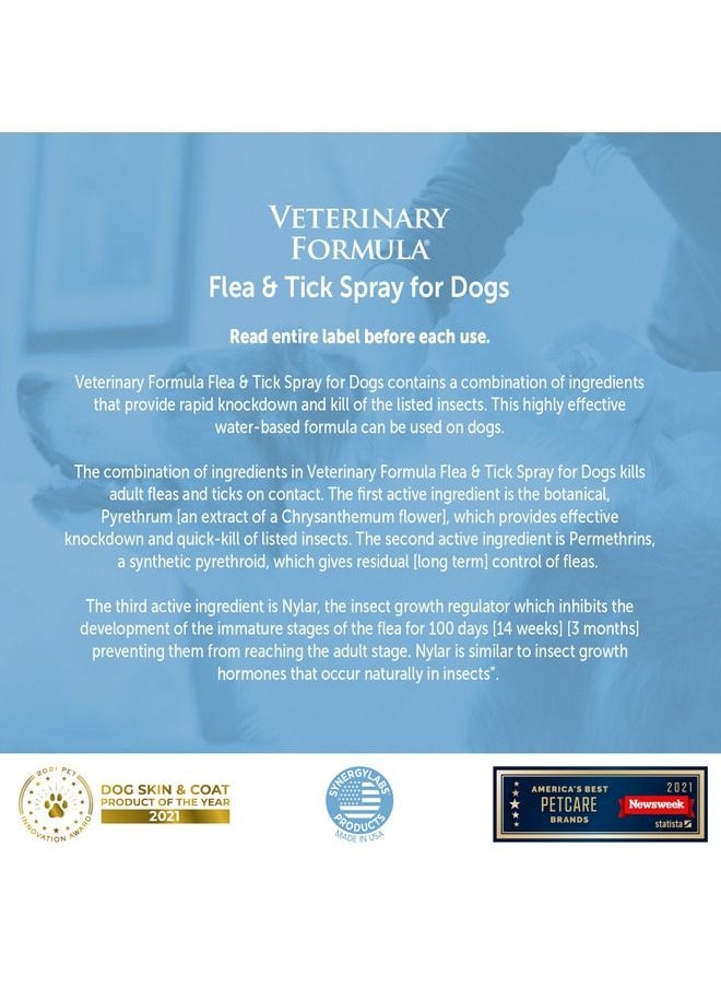 clinical formula Flea & Tick Spray For Dogs - 236ML  - Image 2