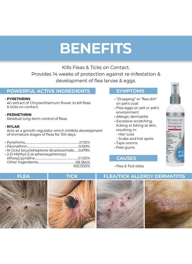 clinical formula Flea & Tick Spray For Dogs - 236ML  - Image 3