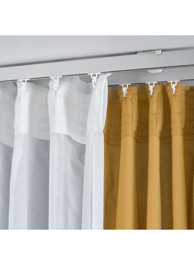 erorex Ceiling bracket for 2 curtain rails, white - Image 5