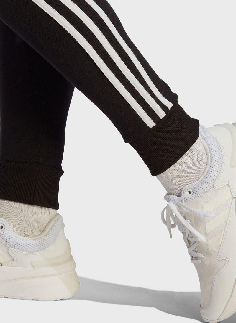 Adidas Essentials 3-Stripes French Terry Cuffed Joggers - Image 5