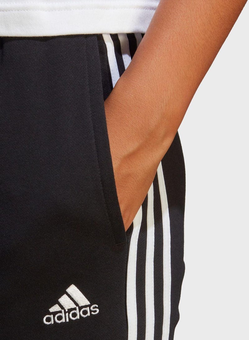 Adidas Essentials 3-Stripes French Terry Cuffed Joggers - Image 3