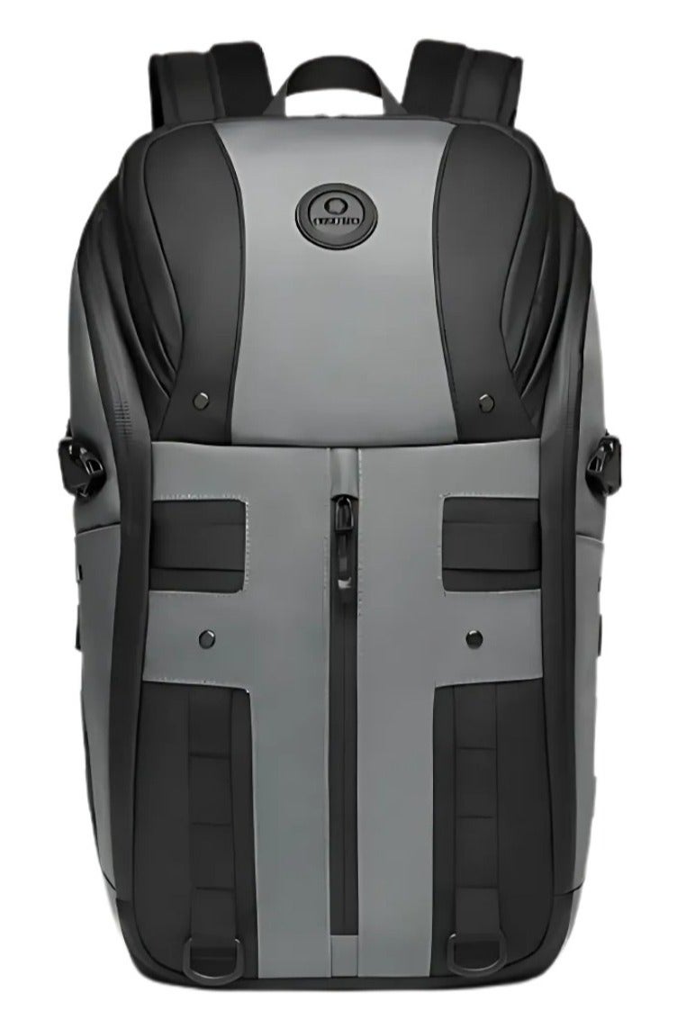 أوزوكو 9697 حقيبة ظهر للأعمال – مقاومة للماء، مقصورة لابتوب 15.6 بوصة، باللون الرمادي