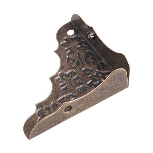 BQLZR Vintage Antique Decorative Corner Guards Desk Cover Bronze Pack of 20 - Image 5