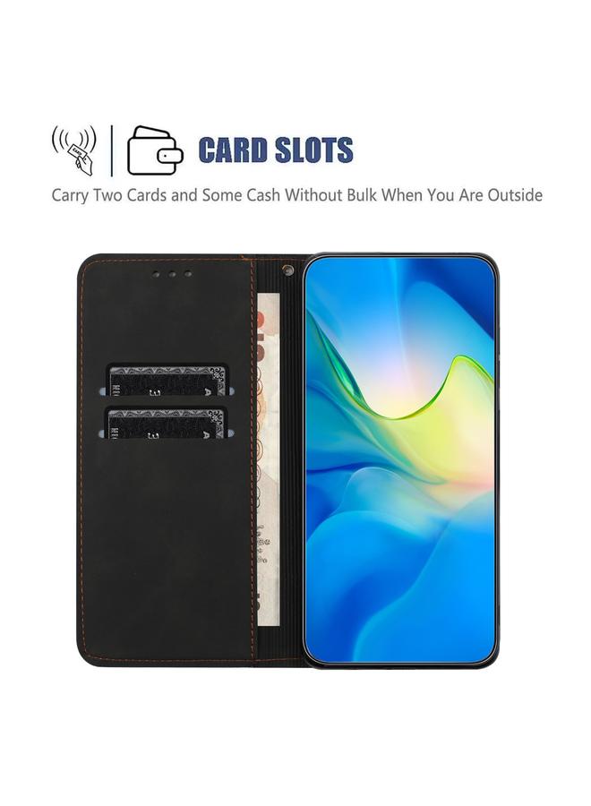 S-TOP Case For iPhone 15 Plus Ethnic Embossed Adsorption Leather Phone Case - Image 4