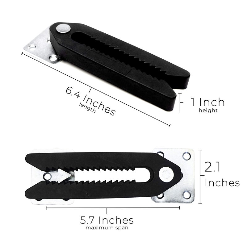 Couch Clamp Steel Non-Slip Sectional Connectors for Sliding Sofas, Adjustable Clips to Keep Sectional Couch Together, Prevent Floor Scratches and Keep Sectional from Sliding (4 Pack) - Image 3