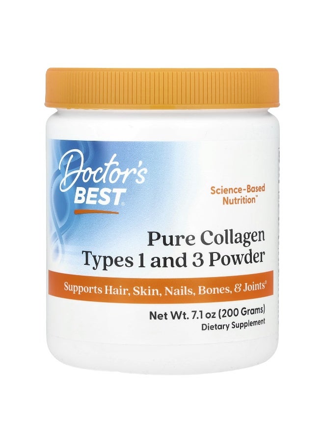 Doctor's Best, Pure Collagen Types 1 and 3 Powder, 7.1 oz (200 g)
