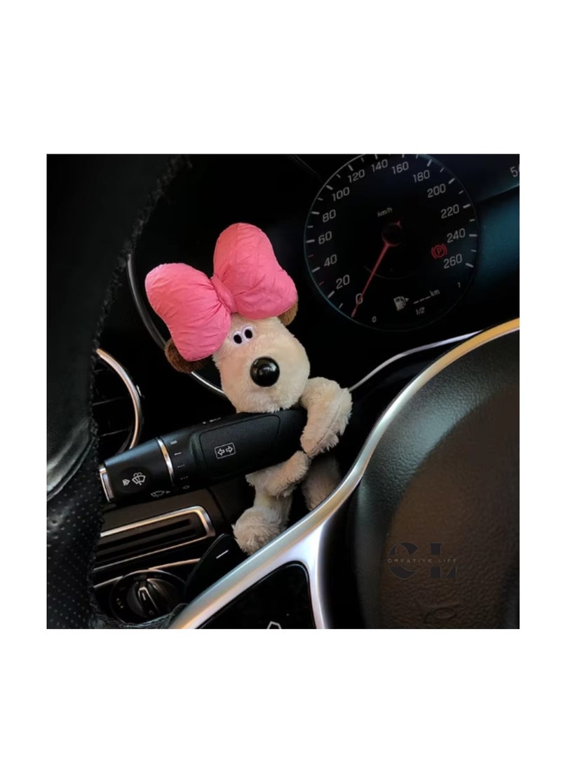 CREATIVE LIFE Creative Car Decoration Dog, Cute Dog Accessories for Car Interior Decoration for Windshield Wiper Gear Lever Wiper Shift Grip Ornament - Image 3