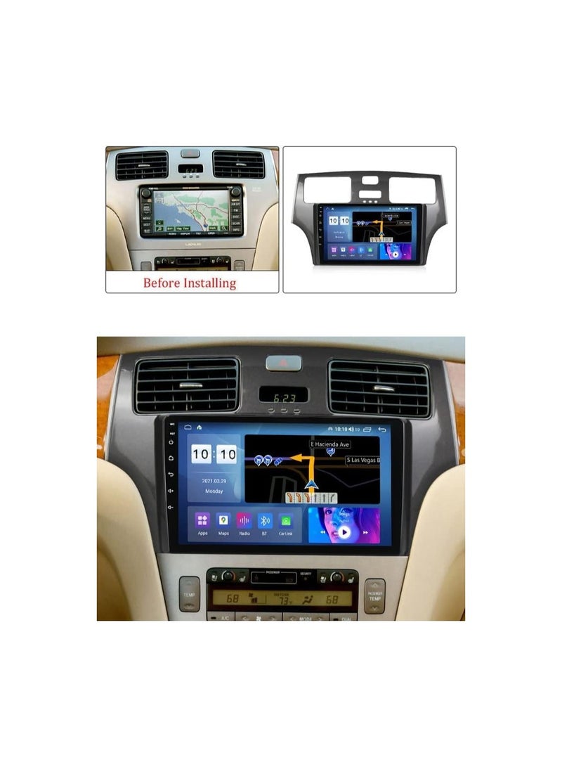SHEZA STAR Android Car Stereo for Lexus ES250 ES300 ES330 2001 To 2006 6GB RAM 128GB ROM 9Inch Support SIM Card, Apple Carplay, MirrorLink WiFi BT, IPS Touch Screen with Backup Camera Included - Image 5