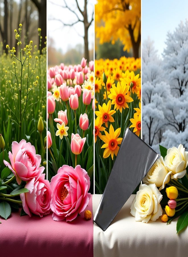 Zhuluck 100Pcs Clear Plastic Flower Bouquet Bag Sleeve Transparent Cellophane Bags Rose Packaging Bags Gift Wrap Cellophane Bags for Valentine's Day - Image 4