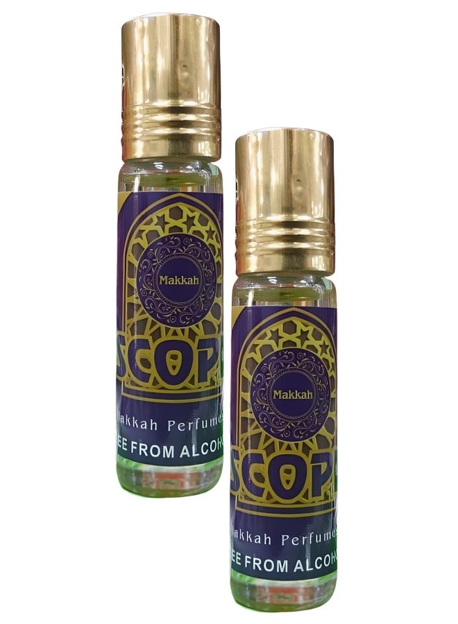 بيرفيومز 2 قطع زيت عطر مكة سكوب 12 مل - Image 1