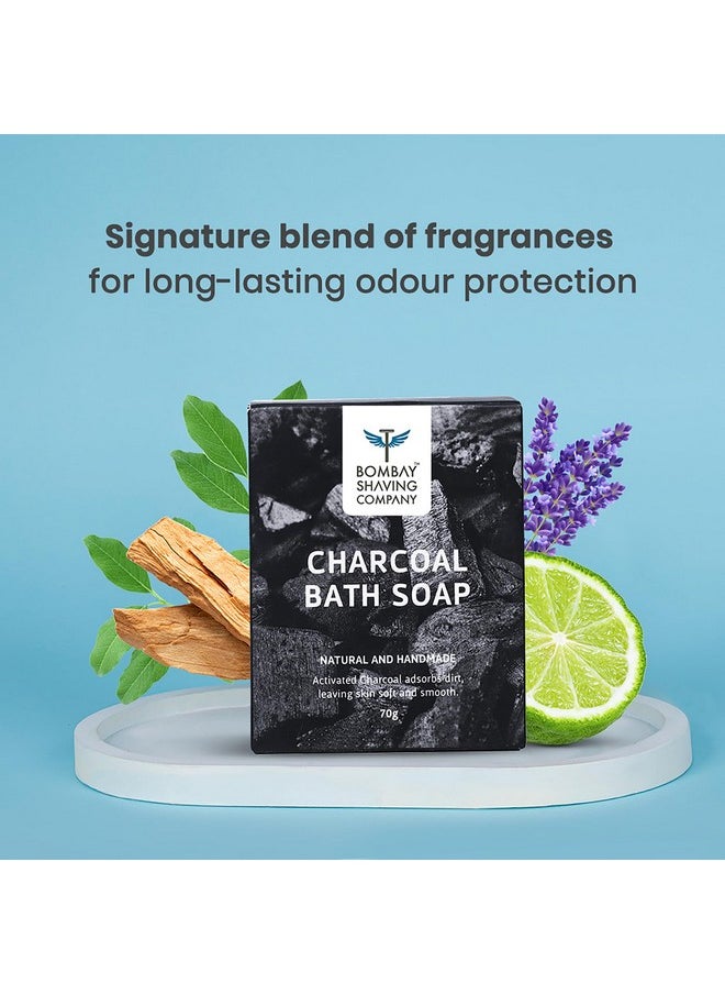 BOMBAY SHAVING COMPANY Charcoal Soap For Men | Deep Clean And Antipollution Effect | 70G Pack Of 2  - Image 5