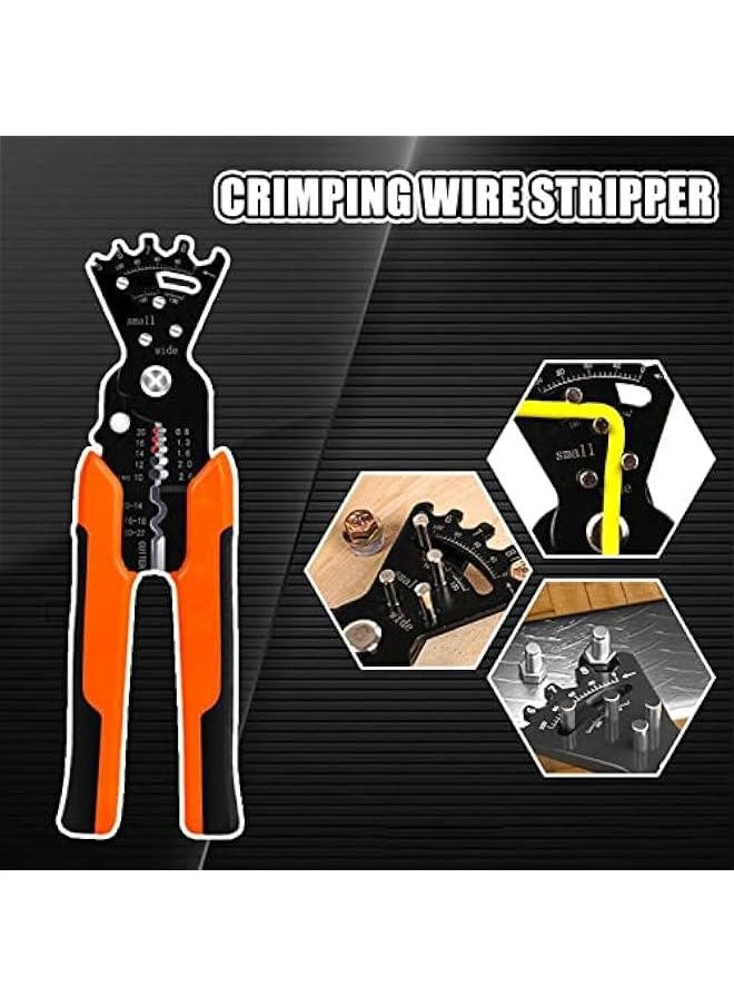 Generic Multifunctional Electrician Wire Splitting Pliers with Wrench and Multi Angle Wire Bending Function, Ergonomic Non Slip Handle, Cable Stripping and Cutting Pliers for 5, 6, 7, 8 Wires  - Image 4
