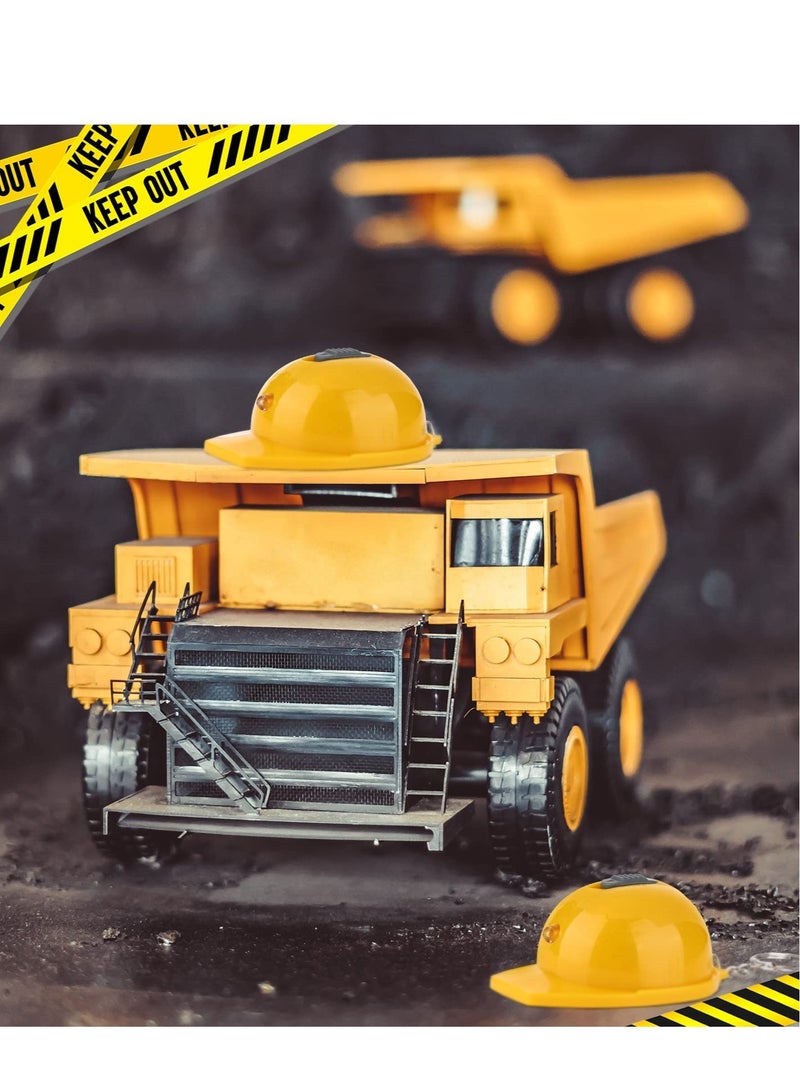 KASTWAVE Construction Party Favors Mini Flashlight Construction Key Chains,  Small Safety Hat  Keychain for Kids Construction Themed Birthday Party Gifts Prizes Supplies (15PCS) - Image 4