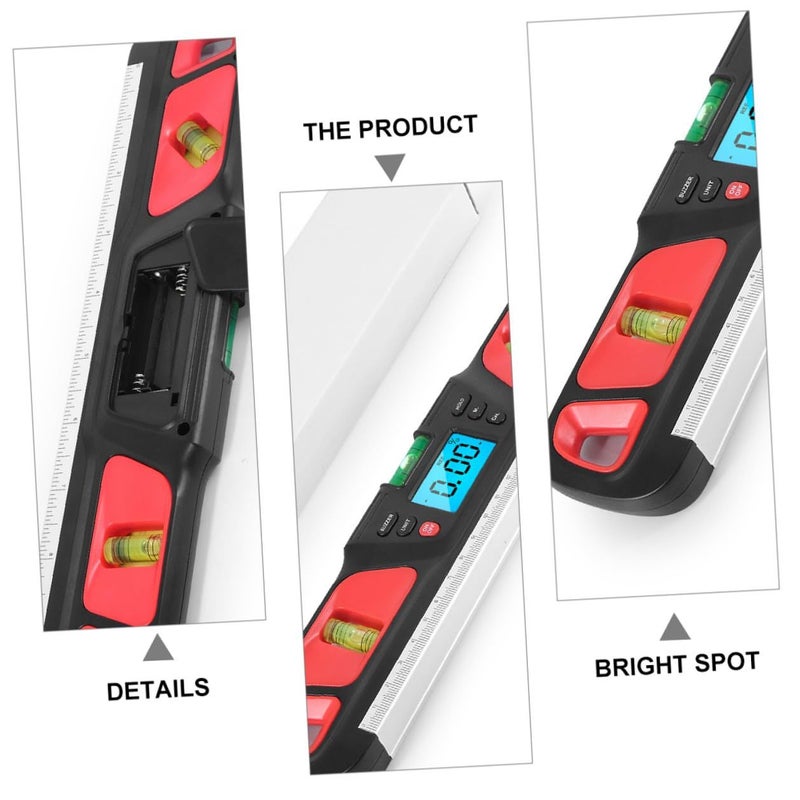 High Precision Backlight Mini Level Ruler With Voice Prompt And Anti Drop Design Accurate Spirit Level Gauge For Home Office Picture Frames DIY Measurement Tasks Blue - Image 3