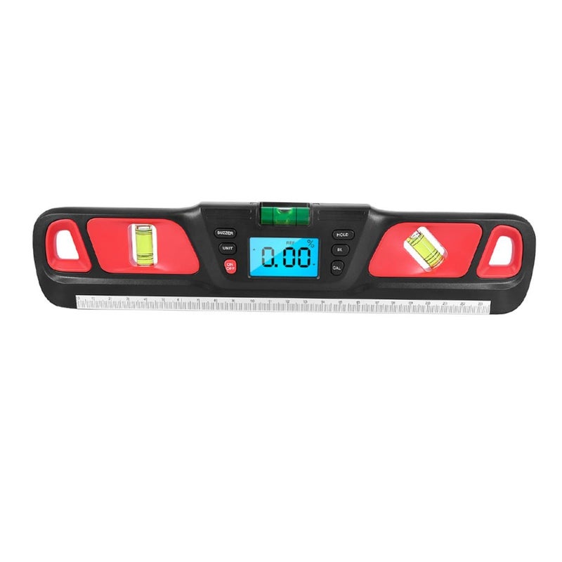 High Precision Backlight Mini Level Ruler With Voice Prompt And Anti Drop Design Accurate Spirit Level Gauge For Home Office Picture Frames DIY Measurement Tasks Blue - Image 2