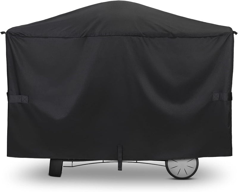 Unicook Grill Cover for Weber Q2000 Q300 Q3000 Q3200 Series Grills, Compared to Weber 7112, Heavy Duty Waterproof Full Length BBQ Grill Cover 57 Inch, Fade and UV Resistant Material, Black - Image 1