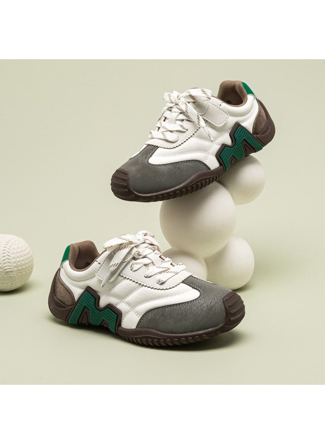 Harson Spring 2026 New Men's Women's Kids Children's College Retro Patchwork Casual Skate Shoes German Training Shoes - Image 3