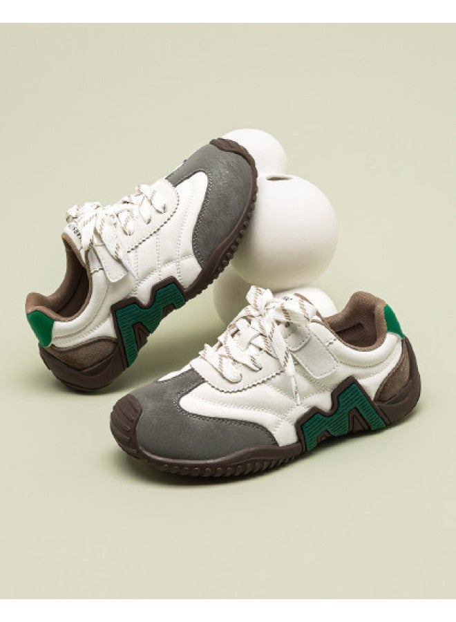 Harson Spring 2026 New Men's Women's Kids Children's College Retro Patchwork Casual Skate Shoes German Training Shoes - Image 1