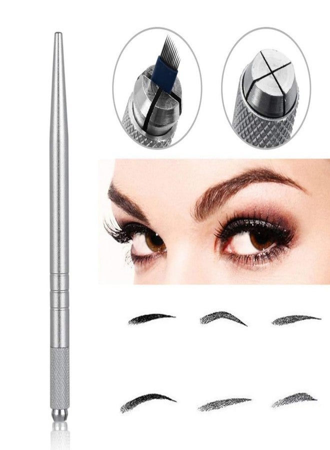 Globelle Aluminium Microblading Pen for Permanent Makeup - Precision Dual-End Tool, Lightweight & Durable, Pack of 2 - Image 5