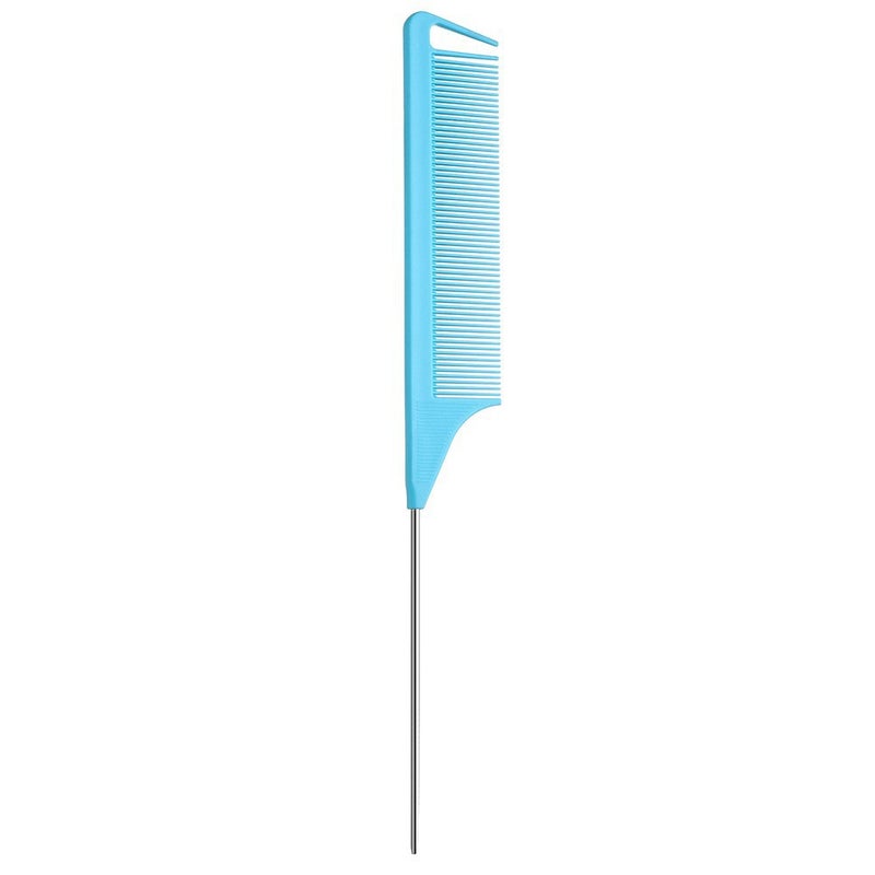 Steel Needle Pointed Tail Comb Steel Needle Comb Hairdressing Comb High Temperature Resistant Plastic Highlight Comb Hair Dye Comb Hair Comb Hairdressing Artifact - Image 3