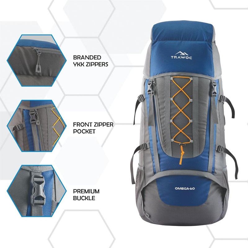TRAWOC OMEGA 60L Rucksack Backpack - Image 3