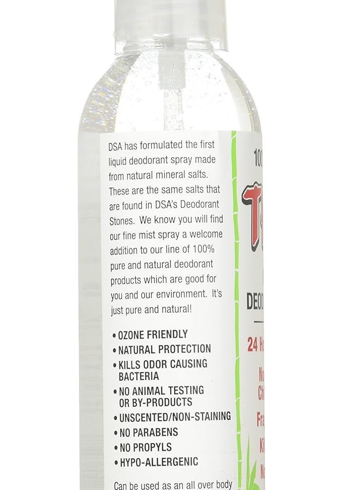 Thai Deodorant Stone Crystal Deodorant Mist - 8 Ounce Spray, 100% Natural, Fragrance Free - Image 2