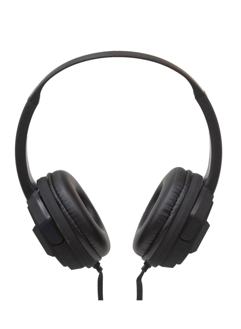 كايان سماعات كايان KN-802 ستيريو هاي فاي مع صوت جهير إضافي - سماعة رأس سلكية فوق الأذن مع موصل 3.5 مم، صوت عالي الدقة، حزام رأس مريح، وتصميم قابل للطي - أسود - Image 5