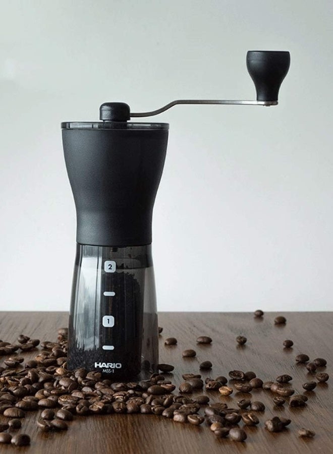 Manual Coffee Grinder with Adjustable Ceramic Burr – Portable Stainless Steel Hand Mill for Coffee & Spices - Image 1