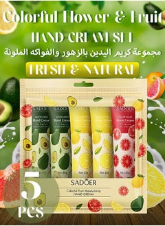 SADOER 5 Pack Hand Cream Gifts Set For Women,Hand Lotion Travel Size in Bulk For Dry Cracked Hands,Mini Hand Lotion For Festival Gift,Natural Plant Fragrance Mini Hand Lotion Moisturizing Hand Care Cream  - Image 1