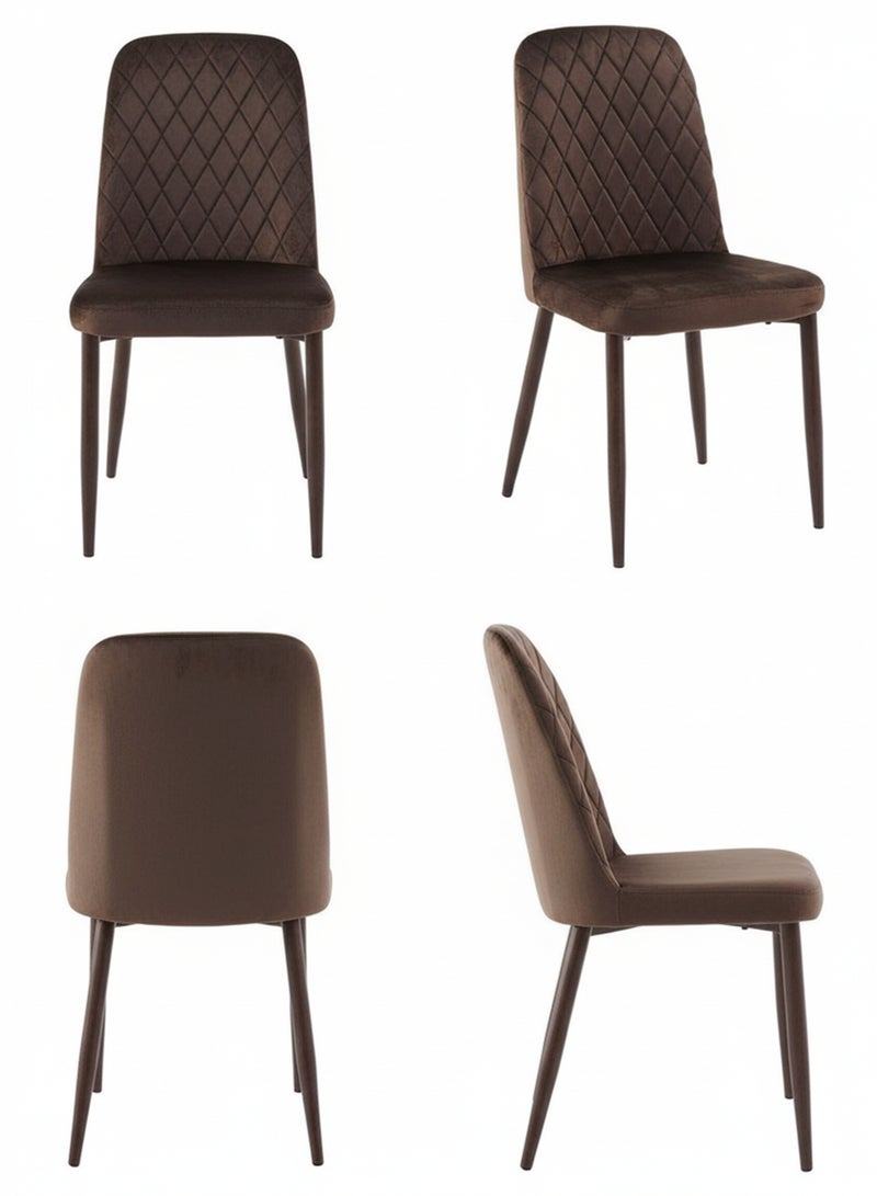 ترف كوم طقم كرسي طاولة طعام 4 حبات - Image 2