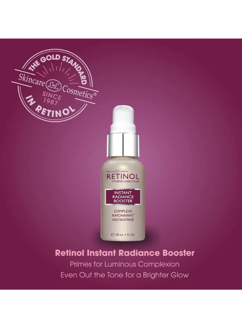 RETINOL Lnstant Retinol Radiance Booster   The Original Glow Primer  A Boost of Anti-Aging Hydration Adds Radiance and Skin-Smoothing Benefits of Vitamin A - Peptides Improve Firmness and Tone 30ml - Image 3