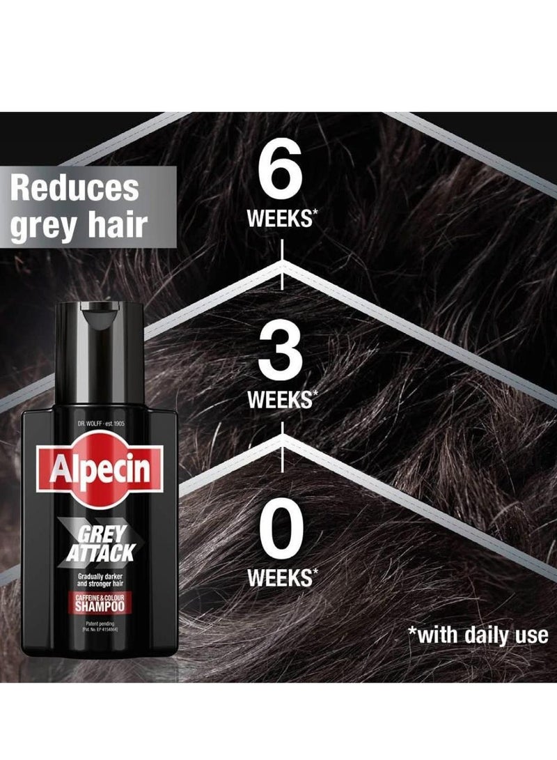 Alpecin Anti-gray hair strengthening shampoo 200ml made in Germany - Image 2