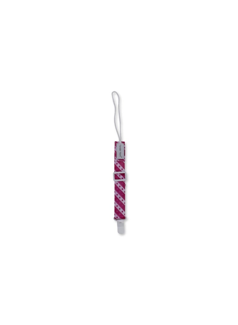 Petit bebe Cotton Soother Clip – Polka Dot Design - Image 1
