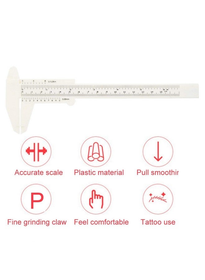 TMISHION Eyebrow Ruler Microblading Ruler Mak Usp Eyebrow Measure Tool Microblading Diy Template Microblading Meter - Image 5