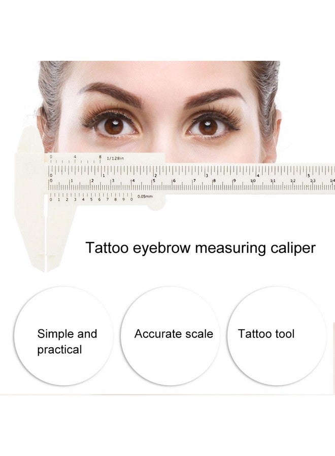 TMISHION Eyebrow Ruler Microblading Ruler Mak Usp Eyebrow Measure Tool Microblading Diy Template Microblading Meter - Image 3