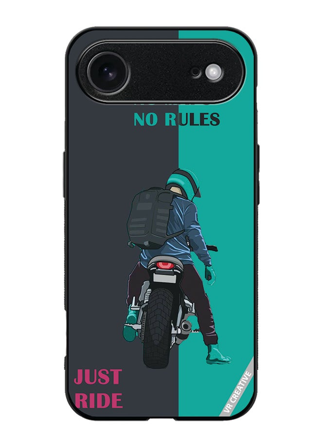 VR CREATIVE Protective Case Cover For Apple iPhone 17 Air Just Ride Design Multicolour