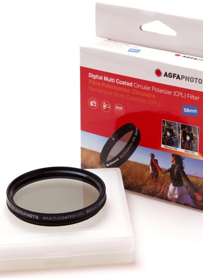 AgfaPhoto فلتر AGFA بقطر 58 مم متعدد الطلاءات قطبي دائري (CPL) - Image 2