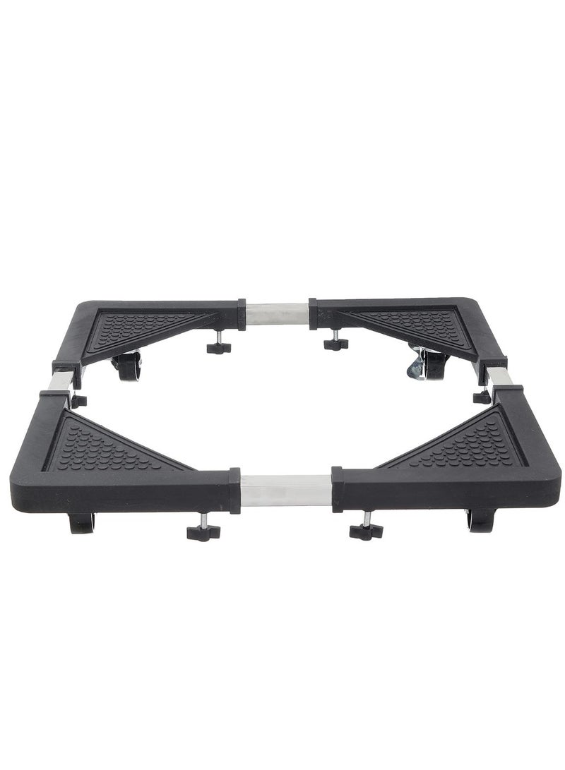 Heavy Duty Movable Washing Machine Stand – Adjustable Refrigerator Base Trolley Dolly – Multi-Purpose Appliance Stand for Fridge, Washer, Dryer and Home Use - Image 1