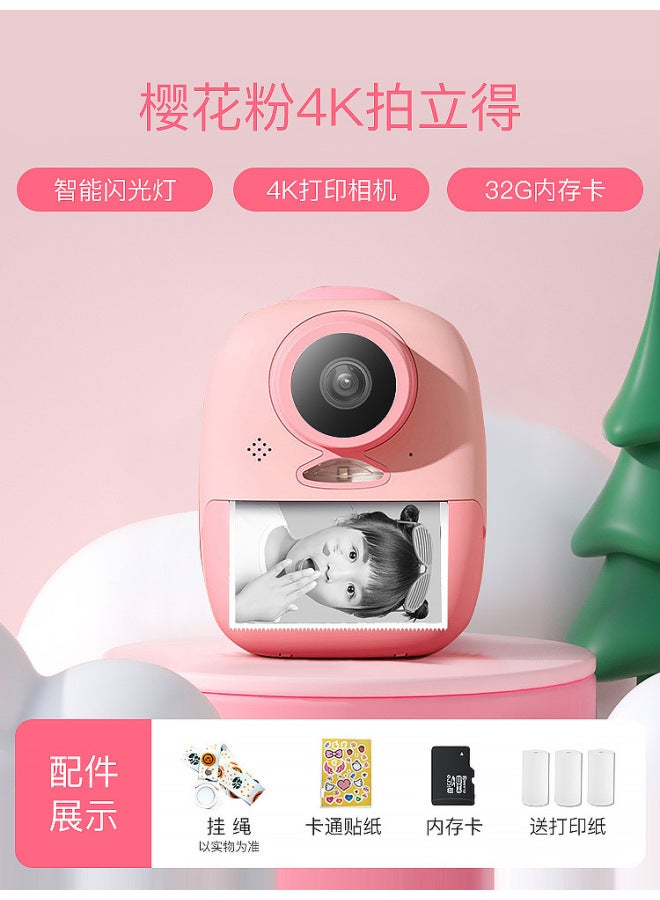 كاميرا بولارويد للأطفال يمكنها التقاط الصور والطباعة، ألعاب رقمية للطلاب، هدايا عيد ميلاد للأولاد والبنات