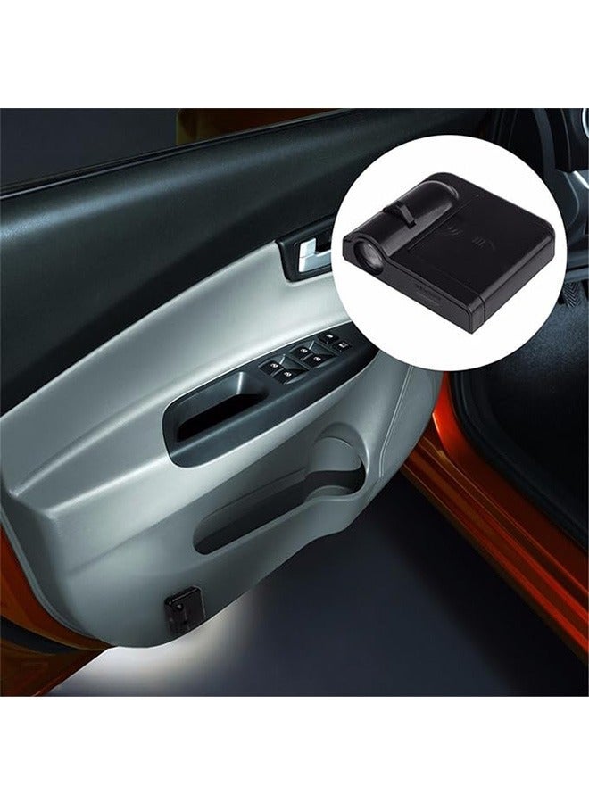 MUNTAQI 2 Pcs LED Projection Lamp for Car, Blue Horse Car Door Welcome Projector Logo Light Car Door Light, Wireless Light for Door Without Drilling, Car Door Welcome Projector Lights for All Car Models - Image 2