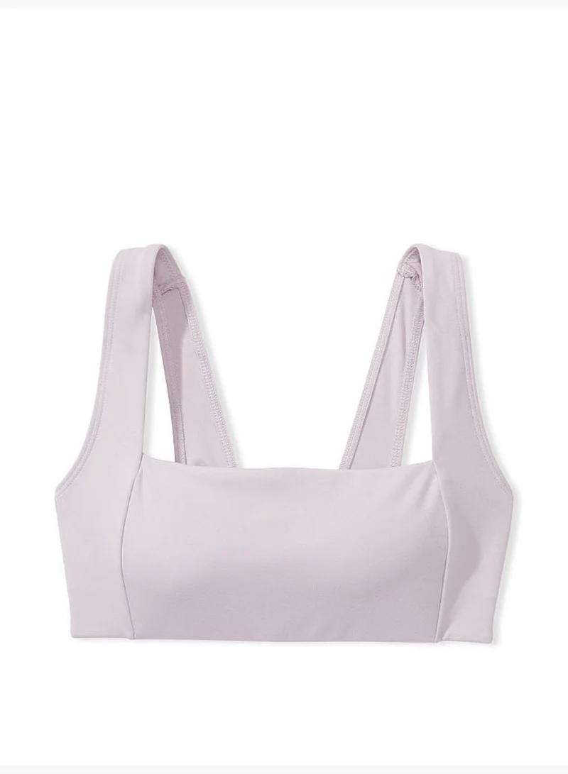 PINK Soft Ultimate Lightly Lined Square-Neck Sports Bra
