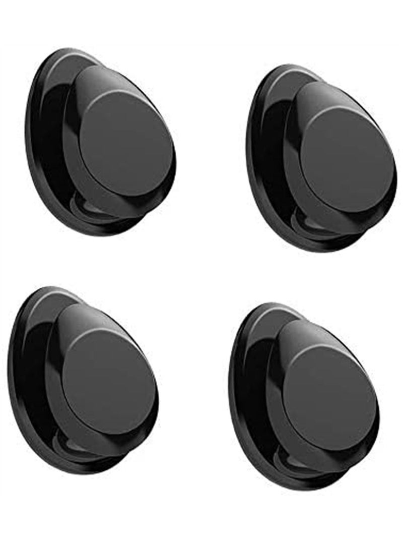 SYOSI 4 Pack, Car Mini Hook, Auto Vehicle Mini Dash Mount Hangers Stick on Dashboard Instrument Panel Universal Car Truck Home Hook Holder Accessories Storage, for Bags USB Cable - Image 1