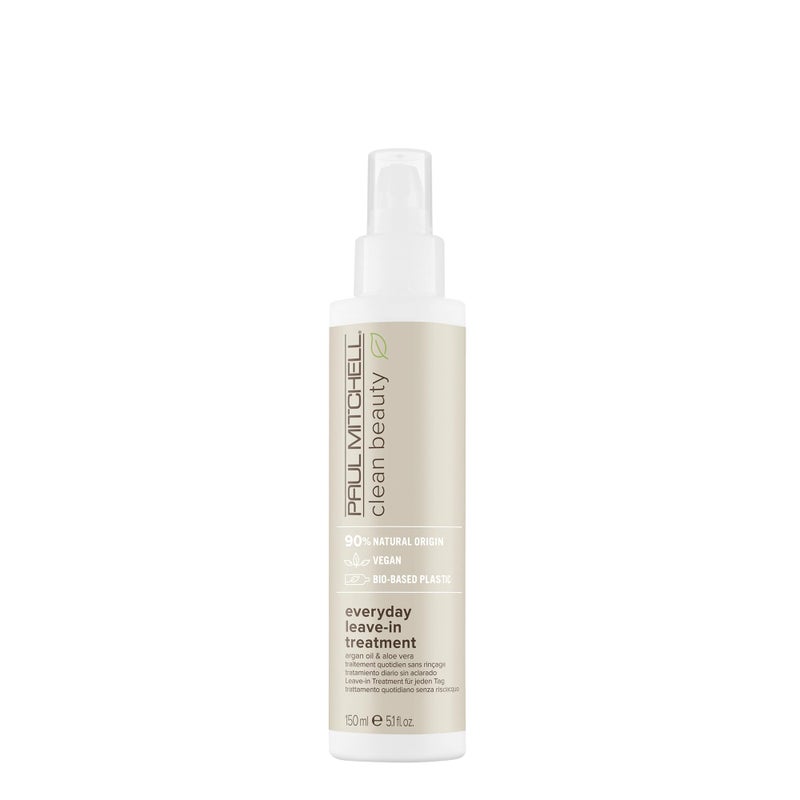 Paul Mitchell Clean Beauty Everyday Leave-In Treatment, Leave-In Conditioner, Delivers Hydration, For All Hair Types, 5.1 fl. oz - Image 1