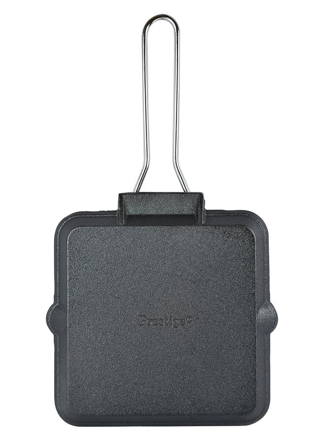 Prestige Cast Iron Chargriller Black/Silver 24cm - Image 2