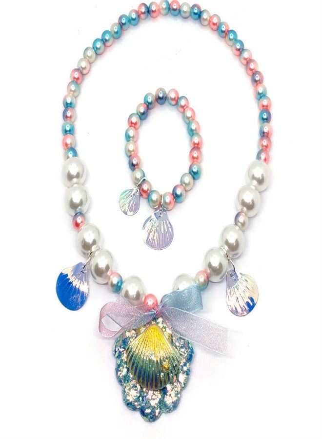 Loquat Princess Skirt Accessory Set With Colored Jewelry Blue  - Image 3
