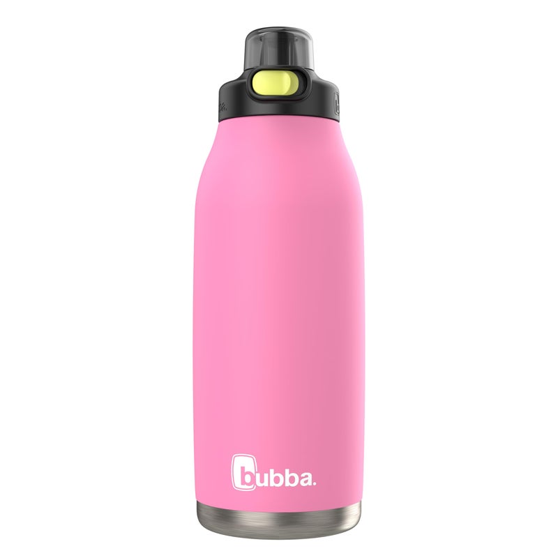 Bubba Radiant Stainless-Steel Pop-Up Straw  40oz Water Bottle  Medium  Rubberized Azalea - Image 1