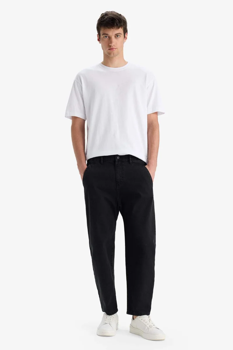 Defacto  Relaxed Slouchy Fit Wide Leg Jeans for Men | Best Price UAE