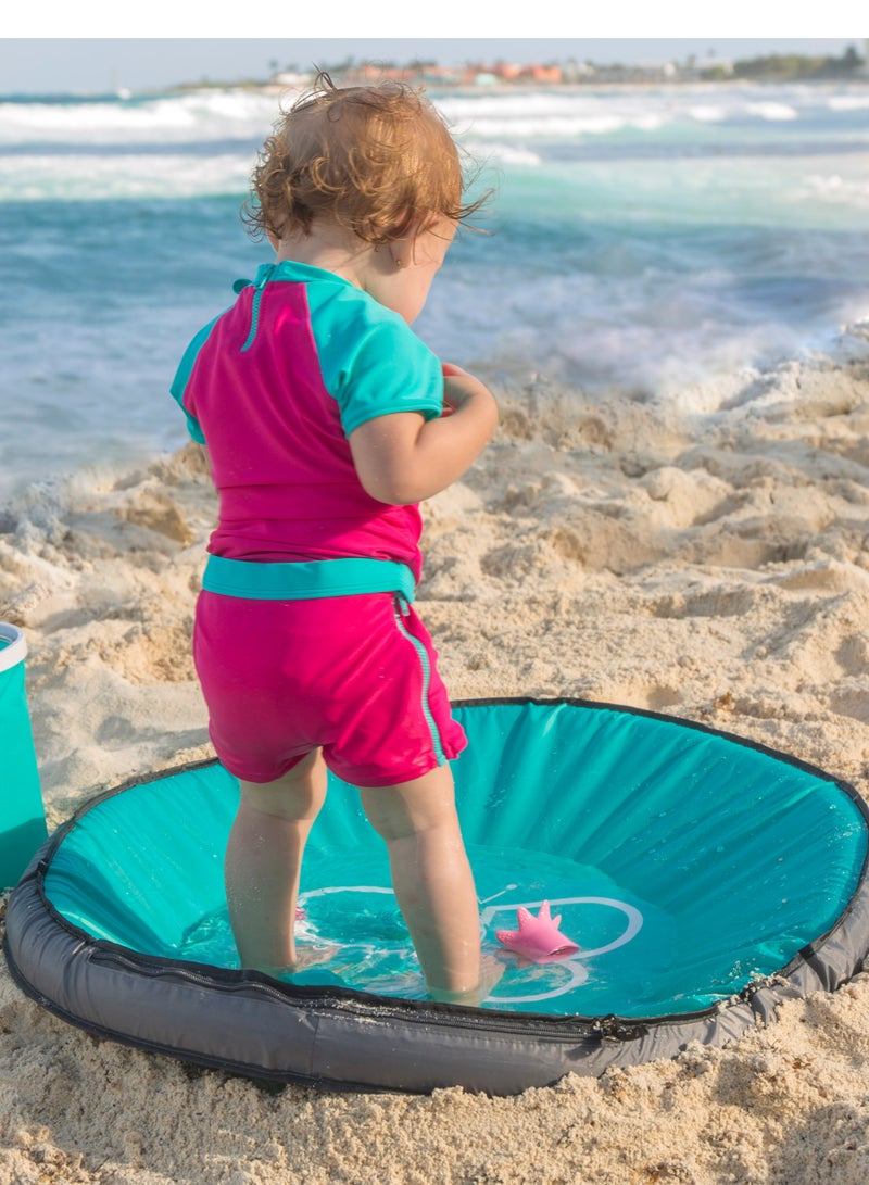 bbluv Spläsh - Baby Paddling Pool (21.1 x 85.1 x 6.1 cm) | Portable Water Play Pool with Foldable Bucket | Lightweight, Durable & Easy to Clean | Perfect for Beach, Park & Outdoor Fun - Image 3
